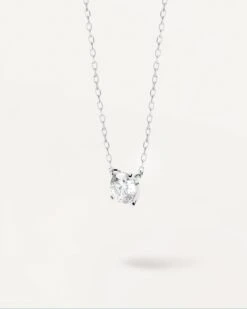 Diamonds And White Gold Solitaire Supreme Necklace 15 Diamonds And White Gold Solitaire Supreme Necklace -Fashion Accessories CO06 003 U alt8