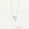 Diamonds And White Gold Solitaire Supreme Necklace