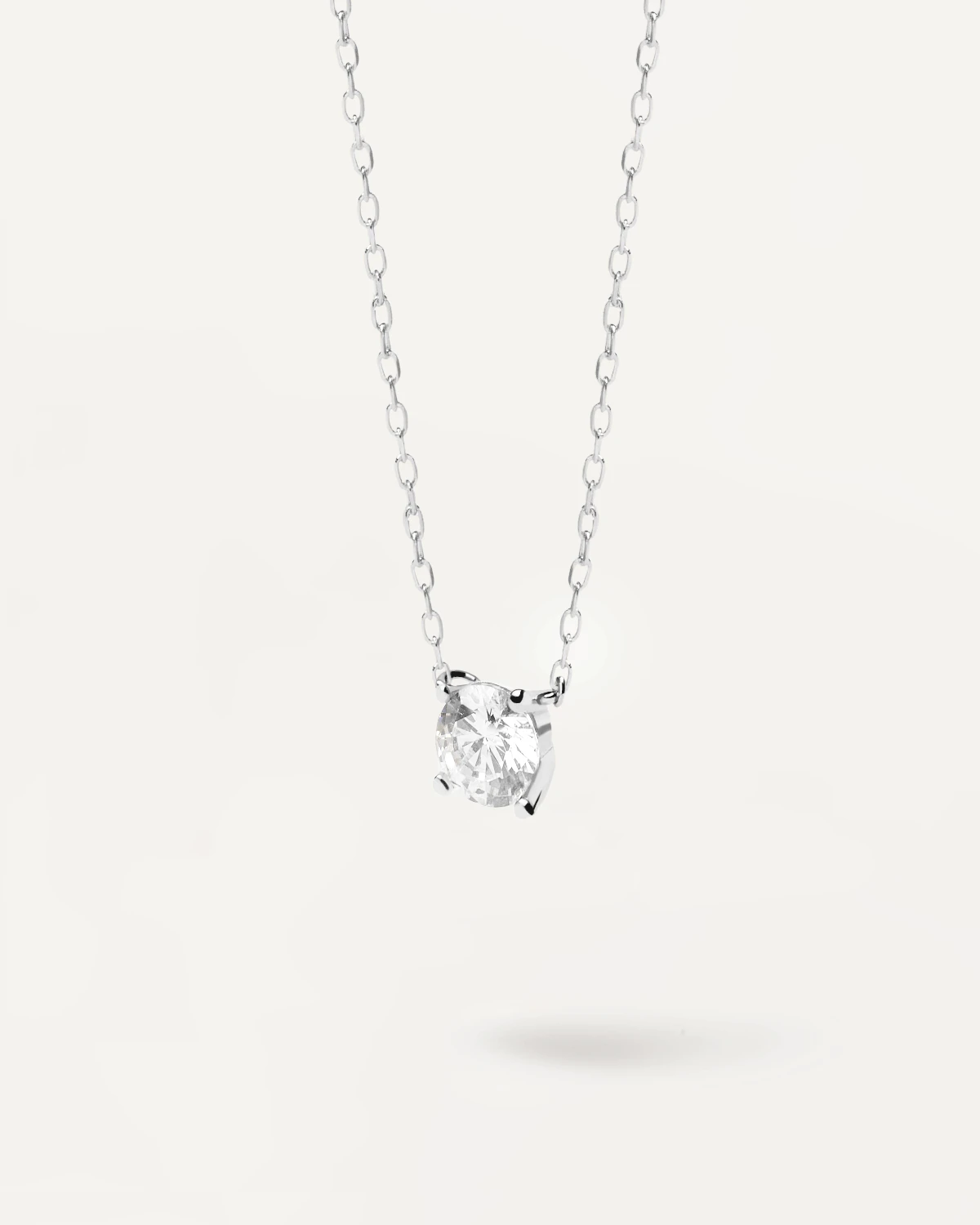 Diamonds And White Gold Solitaire Supreme Necklace 8 Diamonds And White Gold Solitaire Supreme Necklace - Image 8