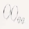 Mini&Large Silver Hoops Bundle