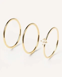 Pearl&Twins Rings Bundle