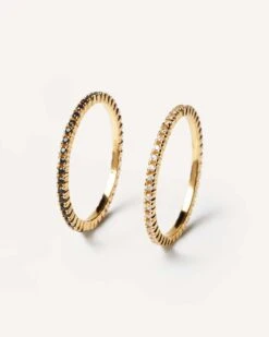 White&Black Essential Rings Bundle