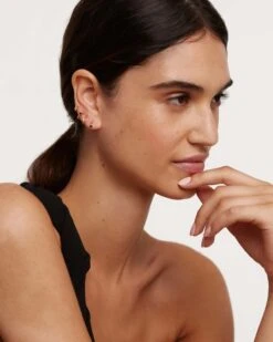 White&Black Solitary Earrings Bundle -Fashion Accessories PACK 112 3 scaled