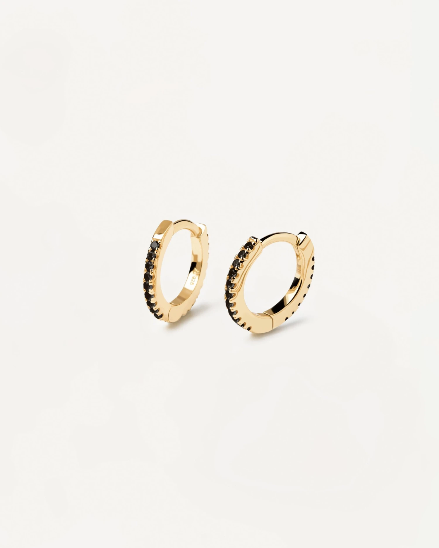 Black Mini Hoops 1 Black Mini Hoops