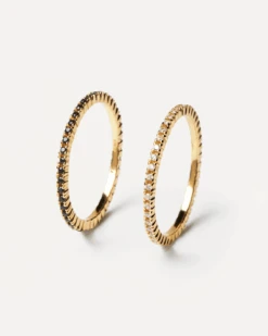 White&Black Essential Rings Bundle -Fashion Accessories PACK BLACK WHITEESSENTIAL f78e2497 5cee 42c2 8814 28c199b3465c