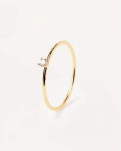 White Solitary Ring -Fashion Accessories PACK BLACK WHITESOLITARYRINGS 2