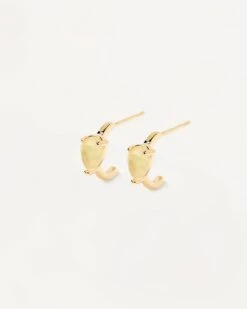 Amber Éclair Earrings -Fashion Accessories PACK LISECLAIREGOLDEARRINGS 1