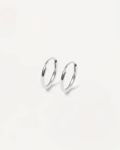 Mini Hoops Silver
