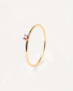 Lavender Solitary Ring