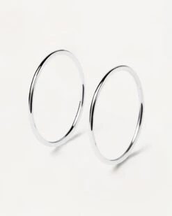 Twin Silver Rings -Fashion Accessories PACK PEARL TWINS 952 3