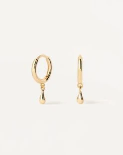 Teardrop Single Hoop Earring 11 Teardrop Single Hoop Earring -Fashion Accessories PG01 025 U alt9 scaled