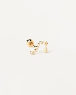 Swim Single Stud Earring -Fashion Accessories PG01 026 U alt1 scaled