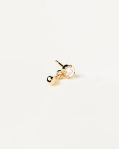 Water Single Stud Earring -Fashion Accessories PG01 027 U alt2 scaled