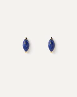 Lapis Lazuli Nomad Single Earring -Fashion Accessories PG01 057 U alt3 scaled