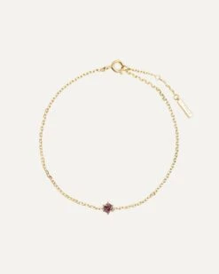 Lavender Solitary Bracelet