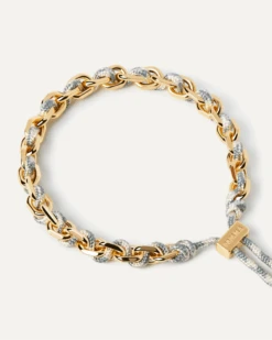 Sky Rope And Chain Bracelet -Fashion Accessories PU01 682 U alt1 scaled