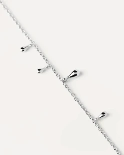 Teardrop Silver Bracelet -Fashion Accessories PU02 588 U alt1