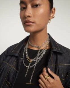 Double Beat Chain Necklace -Fashion Accessories SS23IMAGEN 2156 908b11ab 082d 43f7 9bf9 e5b19b4ce79d scaled